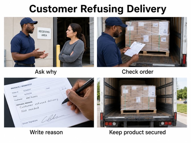 cst refused delivery